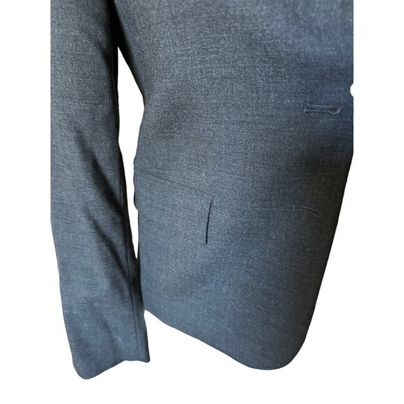 Express Tailored Blazer Jacket, Fully Lined, Charcoal Gray, Women's size 2, NWT - Picture 4 of 6